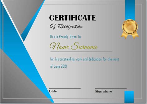 Microsoft Office Certificate Templates Free Cardtemplate My Id