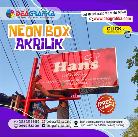 NEON BOX BAKERY KOTAK DEA GRAFIKA