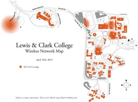 Lewis And Clark College Map - Vector U S Map