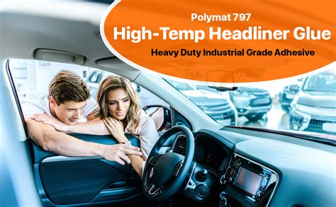 Qty2 Polymat 797 High Temperature 160f Spray Adhesive Vehicle Headliner Glue