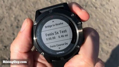 Garmin Fenix X Hiking Review Easy Use Guide Hikingguy