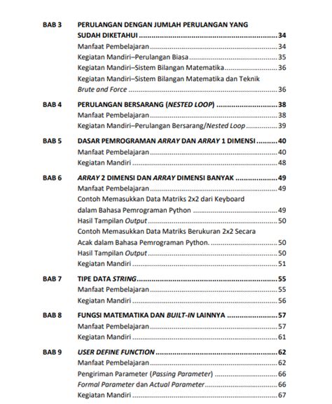 Buku Algoritma Dan Pemrograman Tingkat Dasar Dengan Python