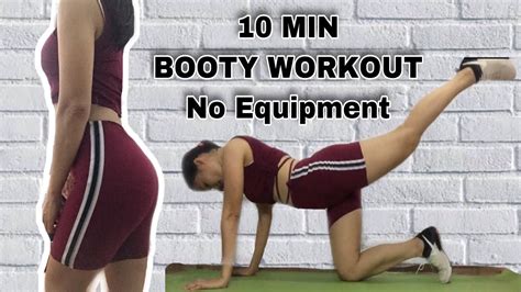 10 Min Booty Workout Beginner Friendly Workout No Equipment Youtube