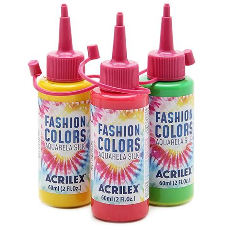 Tinta Acrilex Fashion Colors Aquarela Silk Ref Ml