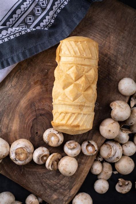 Traditional Polish Oscypek Smoked Cheese Made Of Salted Sheep Milk