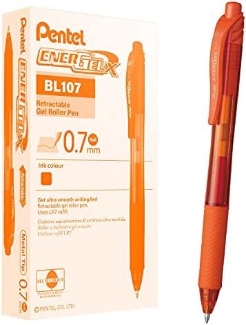 Amazon Pentel EnerGel X Retractable Liquid Gel Pen 0 7mm Metal