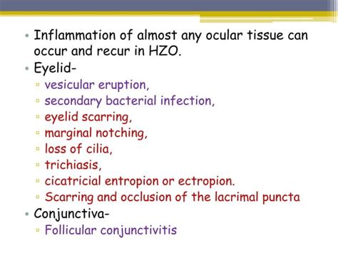 Herpes Zoster Ophthalmicus Ppt