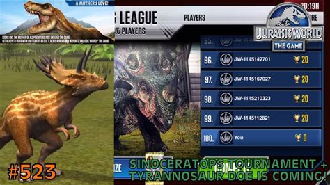 Sinoceratops Tournament Tyrannosaur Doe Is Coming Jurassic World