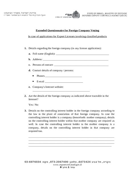 Steps For Preparing Export License Applications To Foreign