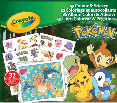 Crayola Pokemon Coloring And Activity Album Laadlee