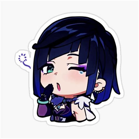 Yelan Cute Chibi Genshin Impact Yelan Sticker For Sale By Omagatoki