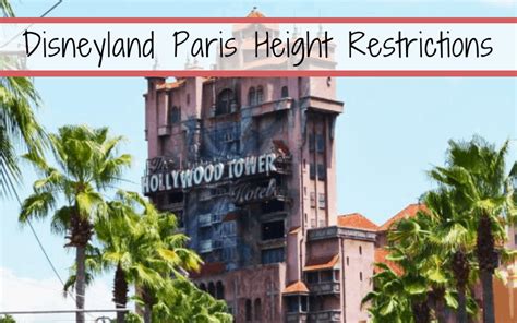 Disneyland Paris Height Restrictions • Mouse Travel Matters