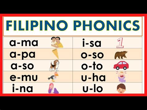 Filipino Phonics Pagpapantig Ng Salita Patinig A E I O U 59 Off