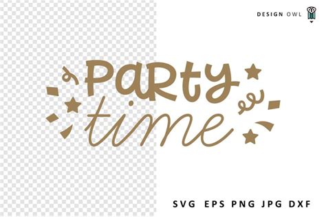 Party Time Party Decor Svg