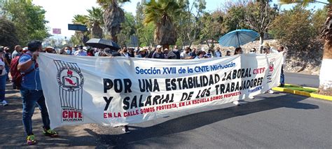 Arranca Marcha De La CNTE Hacia Palacio De Gobierno