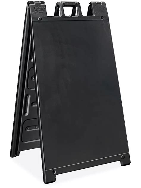 Plastic A Frame Sign Standard 24 X 36 Black H 6104bl Uline