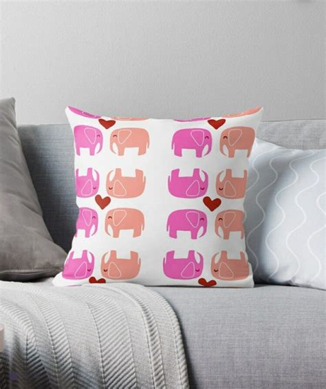 Cute Baby Elephants Throw Pillow For Sale By Nehup Elephant Throw