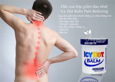 Dầu xoa bóp giảm đau nhức Icy Hot Balm Pain Relieving của Mỹ