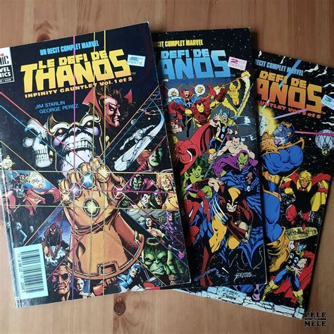 Jim Starlin George Perez Le D Fi De Thanos Infinity Gauntlet Vol