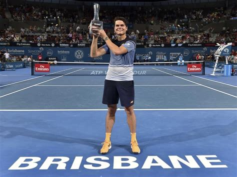 Milos Raonic Stuns Roger Federer In Brisbane Final Tennis News