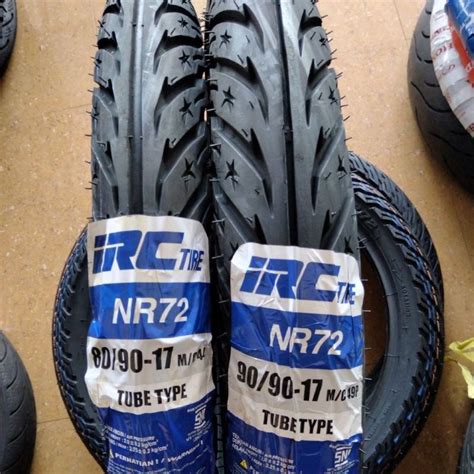 Jual Paket Sepasang Ban IRC NR72 Ring 17 Tube Type 225 250 275 70 90