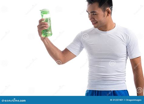 Wanna To Drink Stock Image Image Of Smiling Muscle 31237401