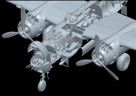 Hk Models E B H Mitchell Gunships Over Cbi Samoloty