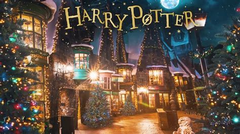 8 Hours Harry Potter Christmas 🎄 Ambience ⋄ Hogwarts The Burrow And