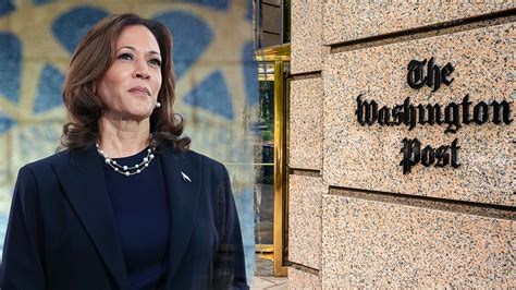 Kamala Harris Calls It Disappointing That Washington Post La Times Didn T Endorse Rips