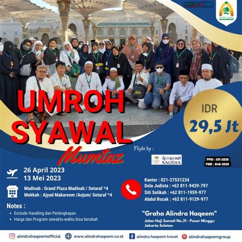 Umroh Mumtaz Syawal 2023 | Haqeem Travel