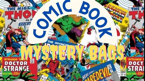 Mystery Bags Of Comic Books Found At Thrift Store Youtube