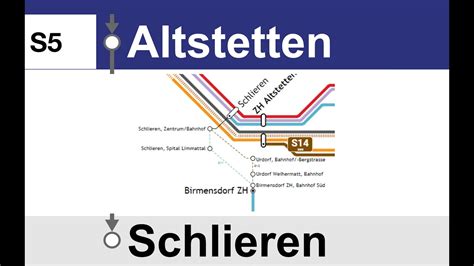 Zvv Sbb Ansagen S Z Rich Hb Schlieren Teilstrecke