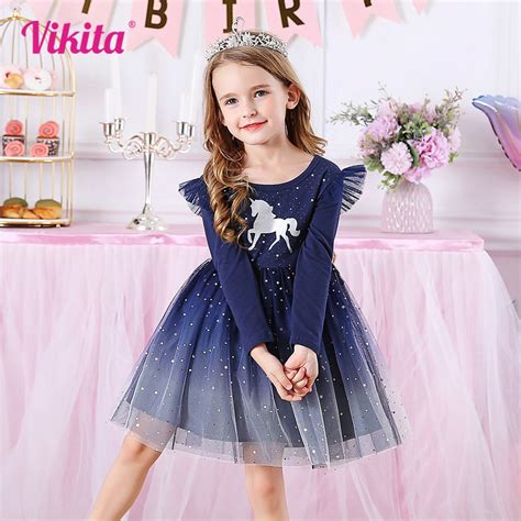 Unicorn Kids Dress Winter Rosie Boutique