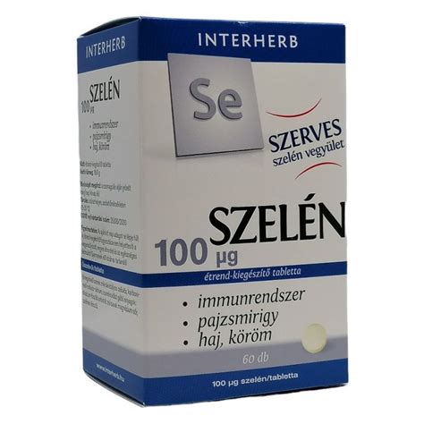 2429 Ft Interherb szerves szelén 100mcg tabletta 60db Herbaposta