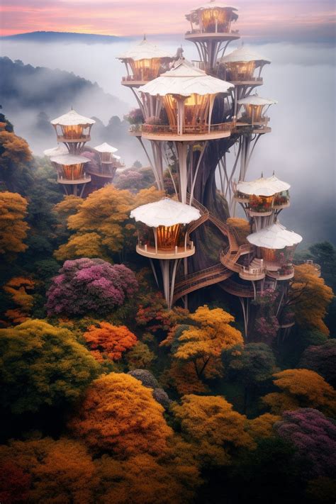 The Futuristic Treehouses