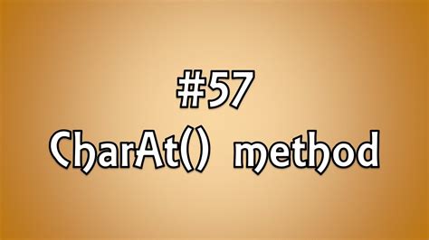 57 Charat Method Youtube