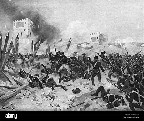 Siege Of Badajoz Stock Photo Alamy