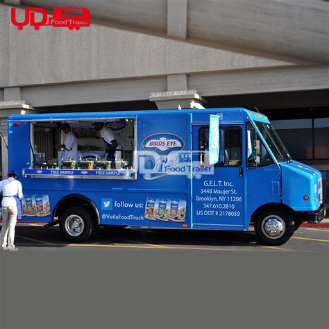 Ud Custom Mobile Snack Cart Vending Hot Dog Ice Cream Fast Food Van