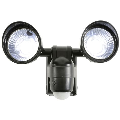 Battery Operated Pir Led Twin Security Floodlight