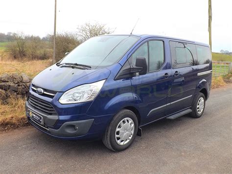 Ford Transit Custom Tourneo M1 Registered 9 Seat Wheelchair Accessible Minibus in Blue with ...