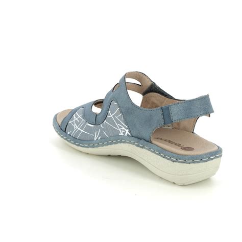 Remonte D7647 16 Sunny Blue Womens Comfortable Sandals