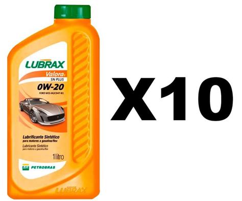 Kit Litros De Leo Para Motor Petrobras Lubrax Valora W Sint Tico