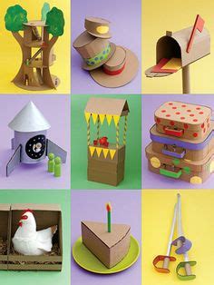 Cardboard Art Projects for Children