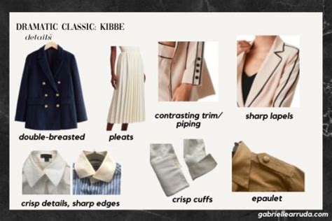 Kibbe Dramatic Classic Style Guide Gabrielle Arruda