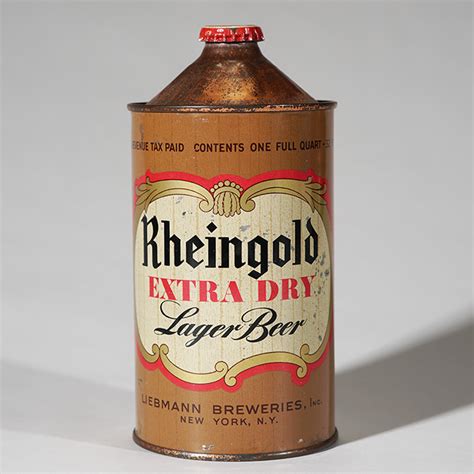 Rheingold Extra Dry Lager Beer Quart 218-7 | #4588113465