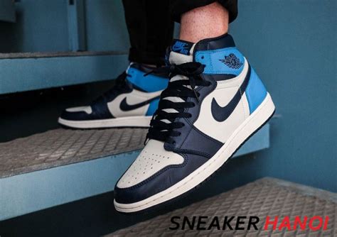 Nike Air Jordan 1 Retro High OG Obsidian 555088 140 Mẫu Giày Hot Nhất