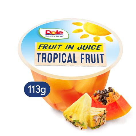 Coupelle De Fruits Tropicaux En Jus G Dole Sunshine