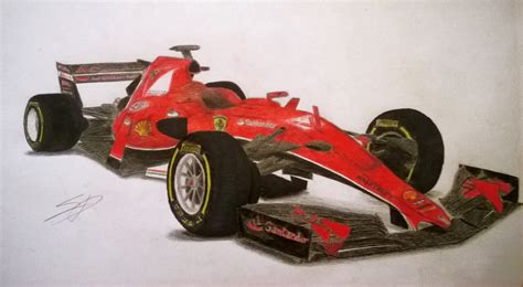 F1 Car Sketch at PaintingValley.com | Explore collection of F1 Car Sketch