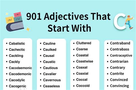 902 Adjectives That Start With C 2023 Update — Rhblog