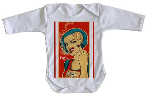 Emporio Dutra Roupa Beb Manga Longa Fuck Woman